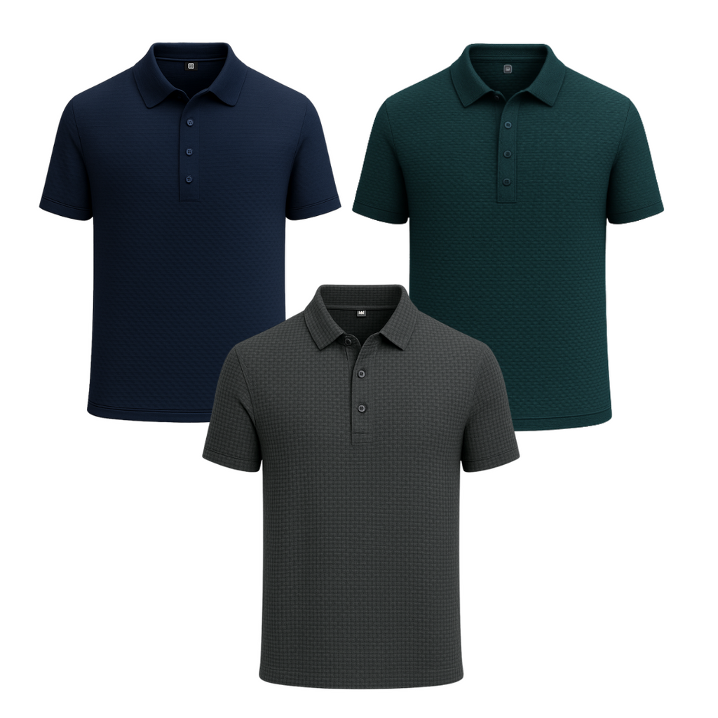 Kit Camisa Polo Alpha Gelato Compre 1 Leve 3 Promocao Branco - AlphaCode