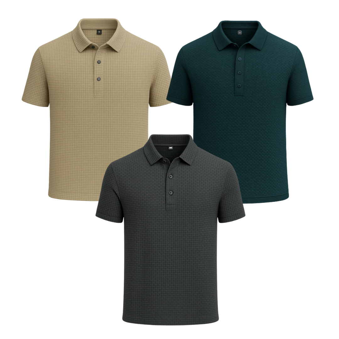 Kit Camisa Polo Alpha Gelato Compre 1 Leve 3 Promocao Branco - AlphaCode