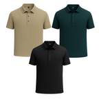 Kit Camisa Polo Alpha Gelato Compre 1 Leve 3 Promocao Branco - AlphaCode