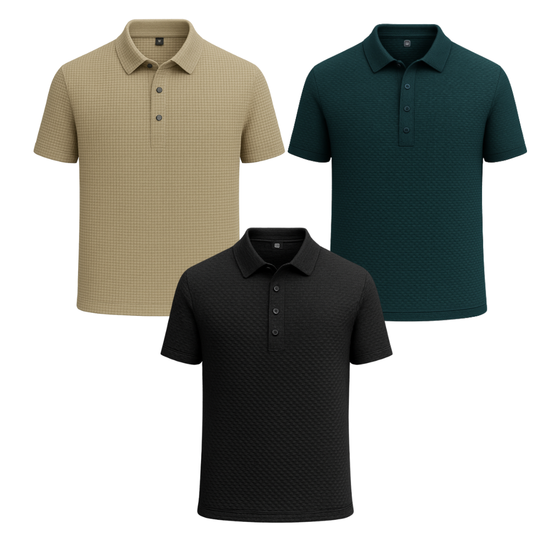 Kit Camisa Polo Alpha Gelato Compre 1 Leve 3 Promocao Branco - AlphaCode