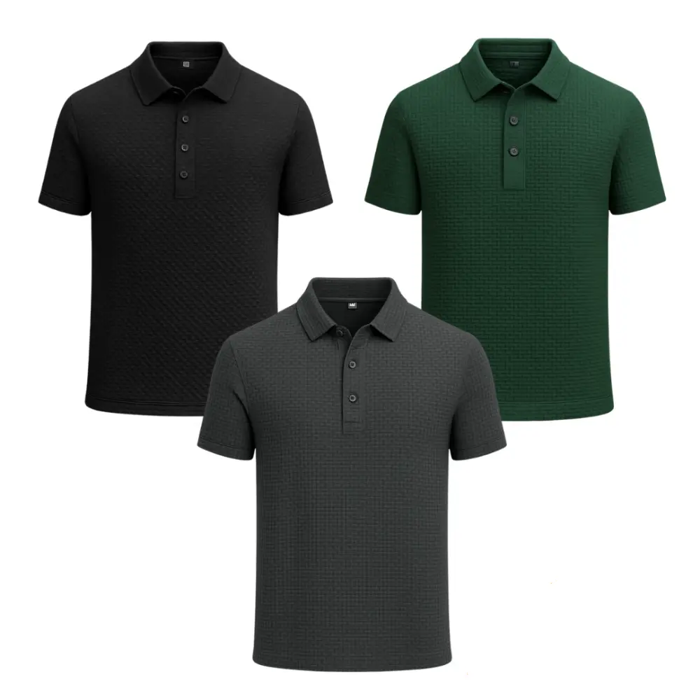 Kit Camisa Polo Alpha Gelato Compre 1 Leve 3 Promocao Branco - AlphaCode