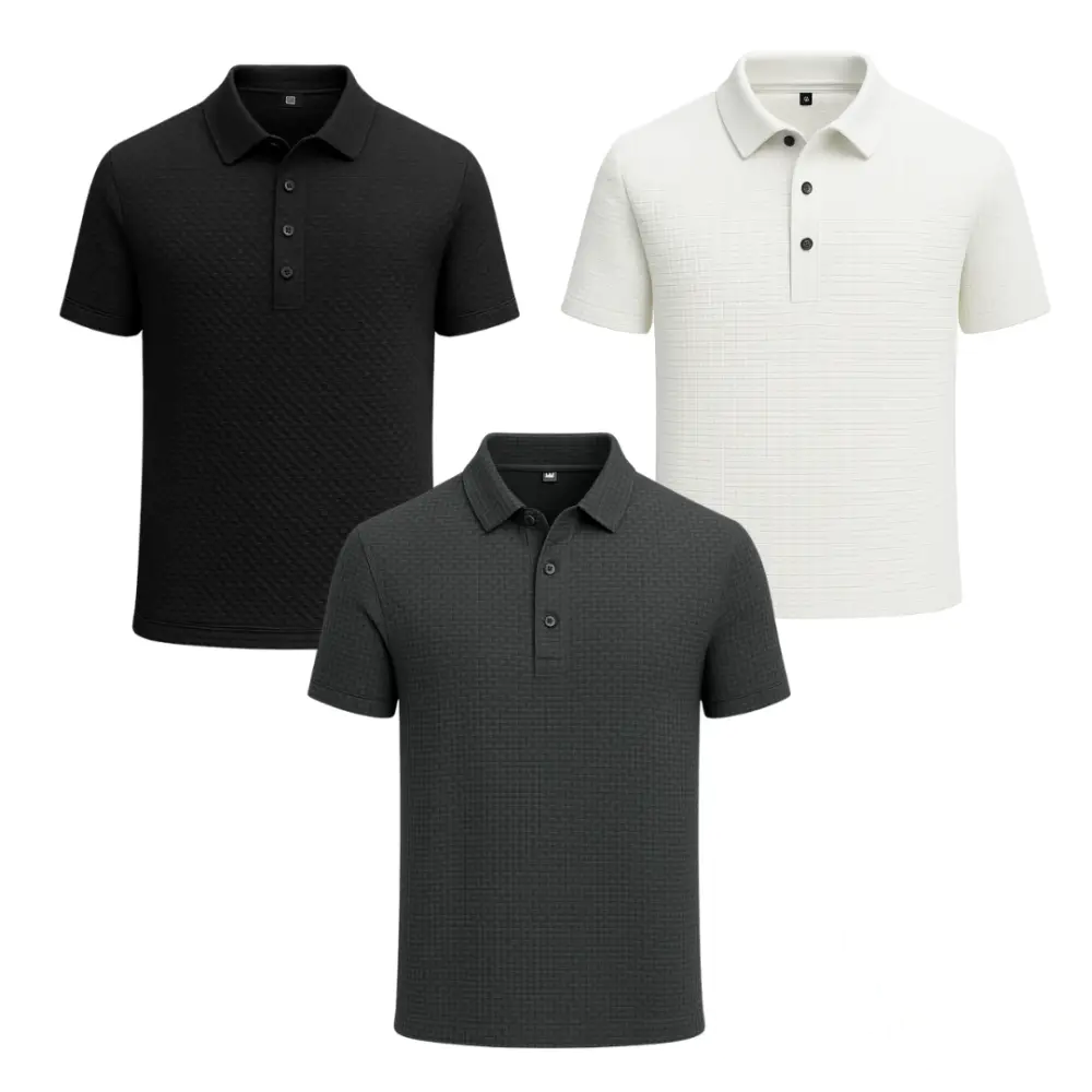 Kit Camisa Polo Alpha Gelato Compre 1 Leve 3 Promocao Branco - AlphaCode