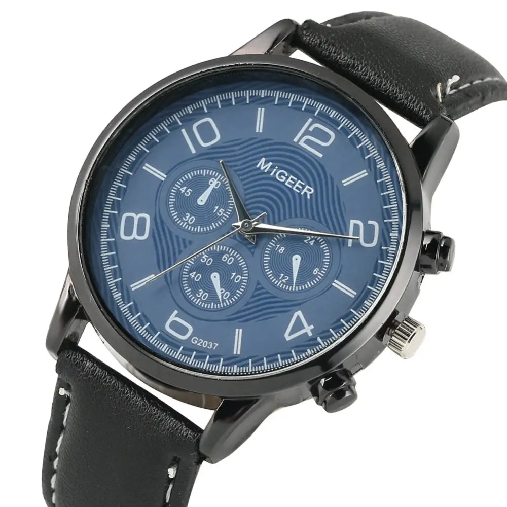 Kit Conjunto Masculino Relogio Mais Pulseiras Straper Alpha - AlphaCode