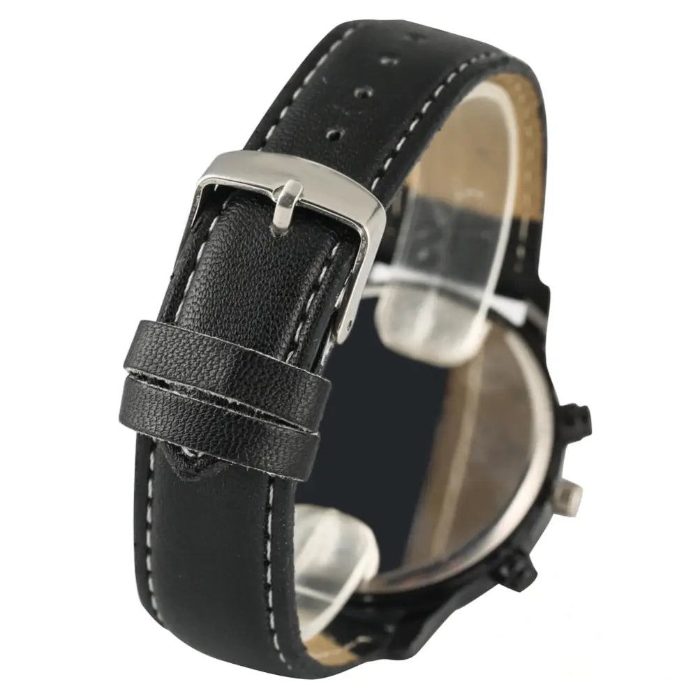Kit Conjunto Masculino Relogio Mais Pulseiras Straper Alpha - AlphaCode