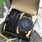 Kit Masculino Relogio Mais Pulseira Alpha - AlphaCode