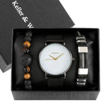 Kit Masculino Relogio Mais Pulseiras Alpha - AlphaCode