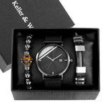 Kit Masculino Relogio Mais Pulseiras Alpha - AlphaCode