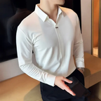 Kit Masculino Social Alpha Manchester Com Camisa Calca Relogio Promocao - AlphaCode