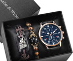 Kit Relogio Mais Pulseira Alpha - AlphaCode