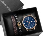 Kit Relogio Mais Pulseira Alpha - AlphaCode