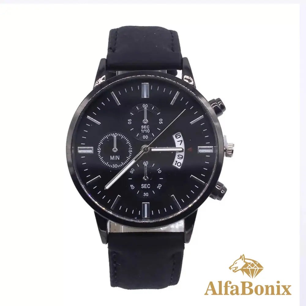 Kit Relogio Mais Pulseira Masculina Alpha - AlphaCode