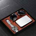 Kit Relogio Oculos E Carteira Masculina Alpha Antimagnetic - AlphaCode