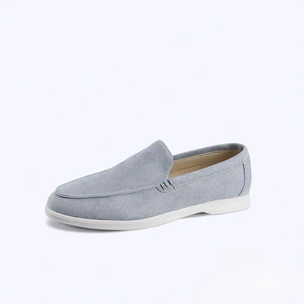 Mocassim Alpha Stafford Suede Azul - AlphaCode