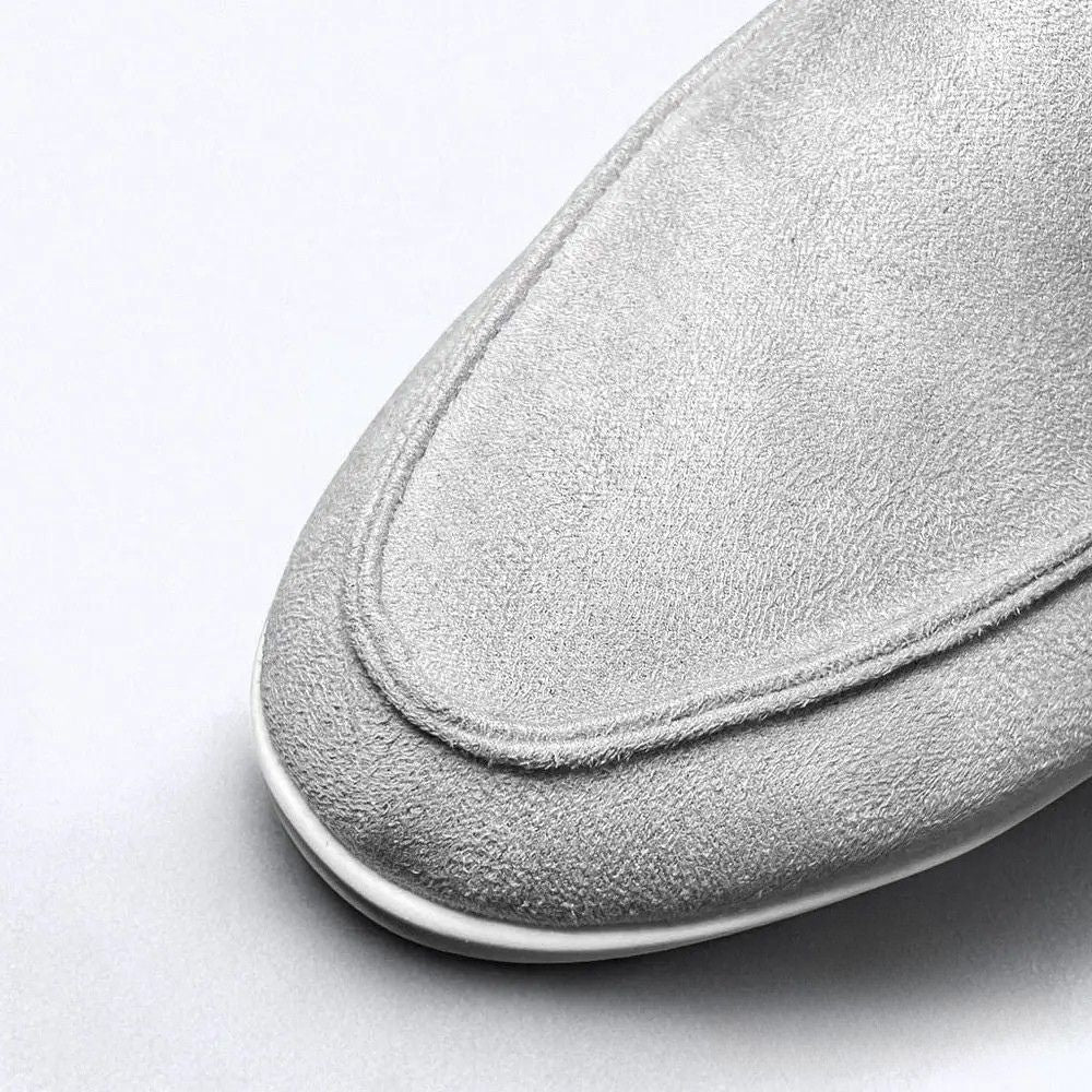 Mocassim Alpha Stafford Suede Azul - AlphaCode