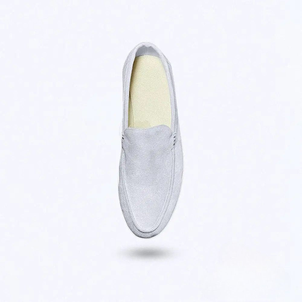 Mocassim Alpha Stafford Suede Azul - AlphaCode