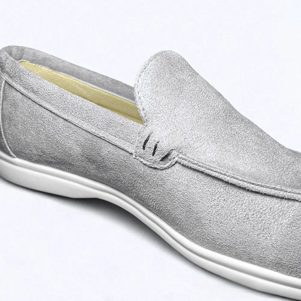 Mocassim Alpha Stafford Suede Azul - AlphaCode
