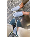Mocassim Alpha Stafford Suede Azul - AlphaCode