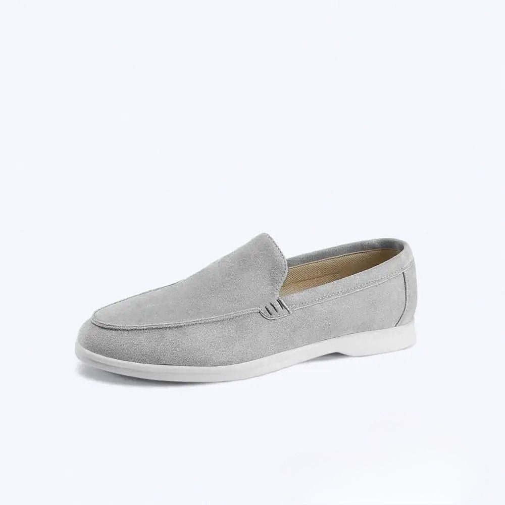 Mocassim Alpha Stafford Suede Azul - AlphaCode