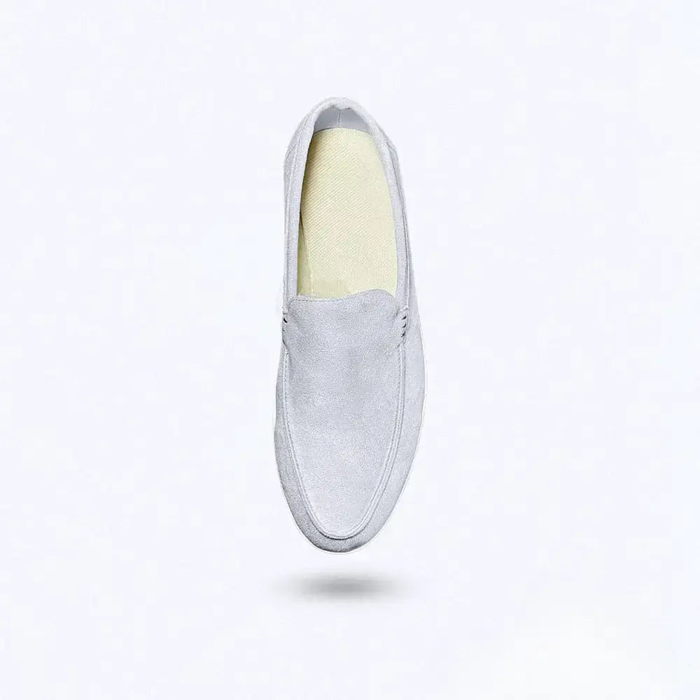 Mocassim Stafford Suede Azul - AlphaCode