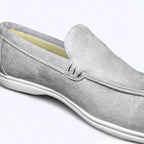 Mocassim Stafford Suede Azul - AlphaCode