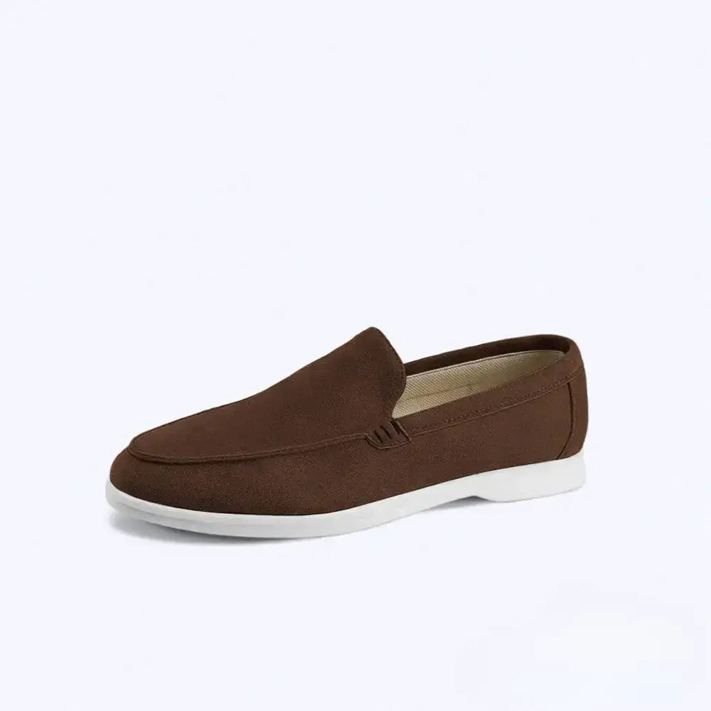 Mocassim Stafford Suede Azul - AlphaCode
