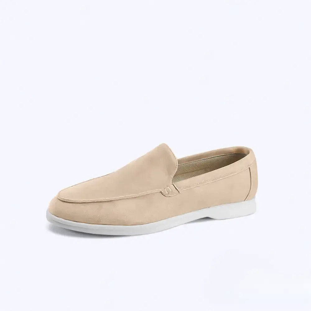 Mocassim Stafford Suede Azul - AlphaCode
