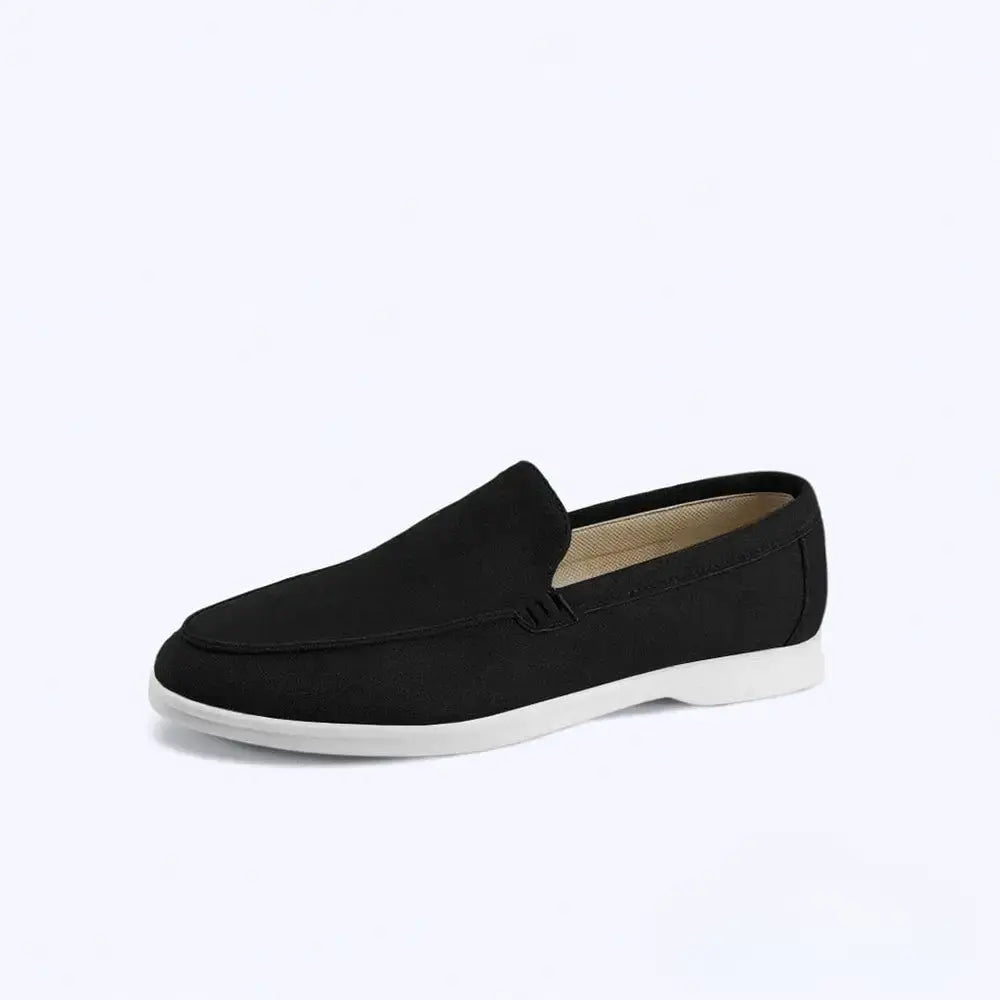 Mocassim Stafford Suede Azul - AlphaCode