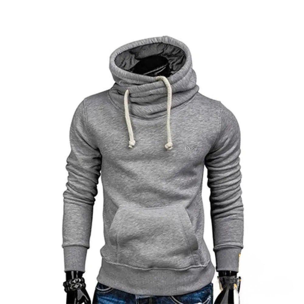 Moletom Alpha Hooder Cinza - AlphaCode