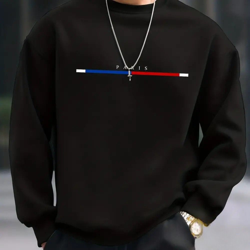 Moletom Alpha Paris Basic Preto - AlphaCode
