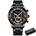 Relogio Alpha Curren Azul - AlphaCode