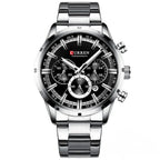 Relogio Alpha Curren Azul - AlphaCode