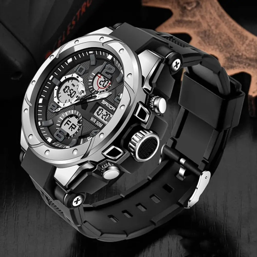 Relogio Alpha Outdoor Classic Preto - AlphaCode