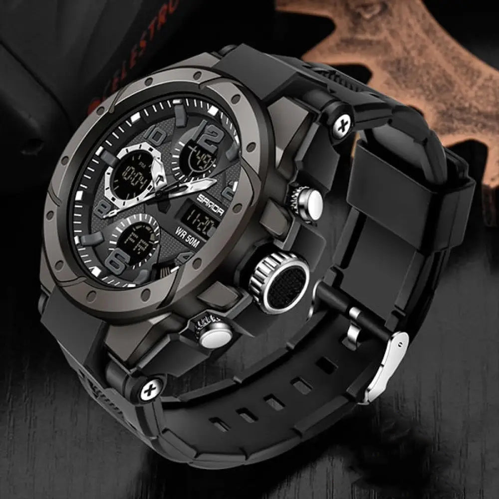 Relogio Alpha Outdoor Classic Preto - AlphaCode