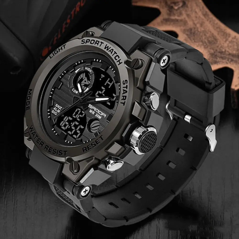 Relogio Alpha Outdoor Classic Preto - AlphaCode