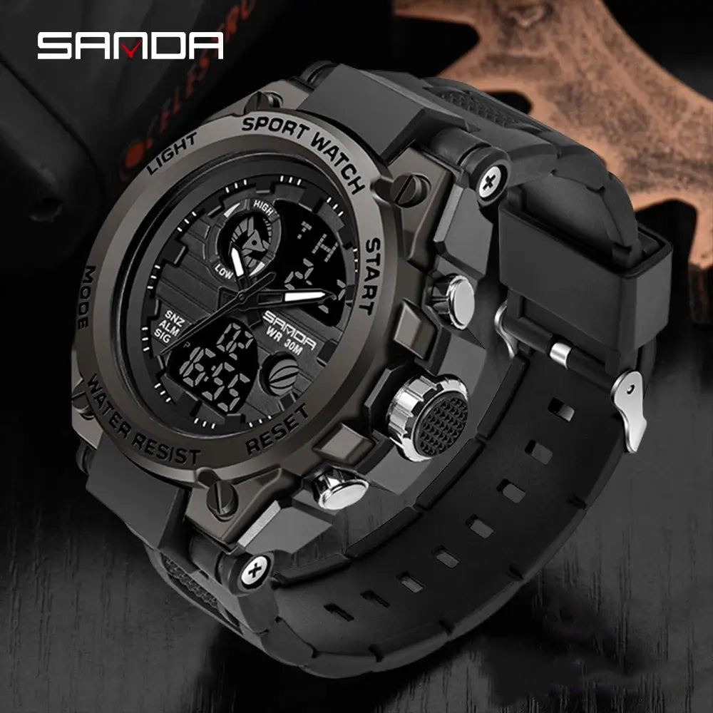 Relogio Alpha Outdoor Classic Preto - AlphaCode