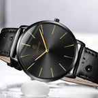 Relogio Luxury Ultra Fino Alpha Marrom - AlphaCode