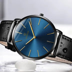 Relogio Luxury Ultra Fino Alpha Marrom - AlphaCode