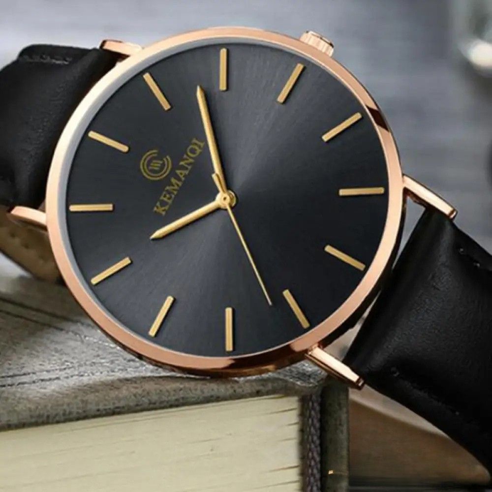 Relogio Luxury Ultra Fino Alpha Marrom - AlphaCode