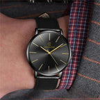 Relogio Luxury Ultra Fino Alpha Marrom - AlphaCode
