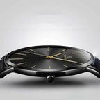 Relogio Luxury Ultra Fino Alpha Marrom - AlphaCode