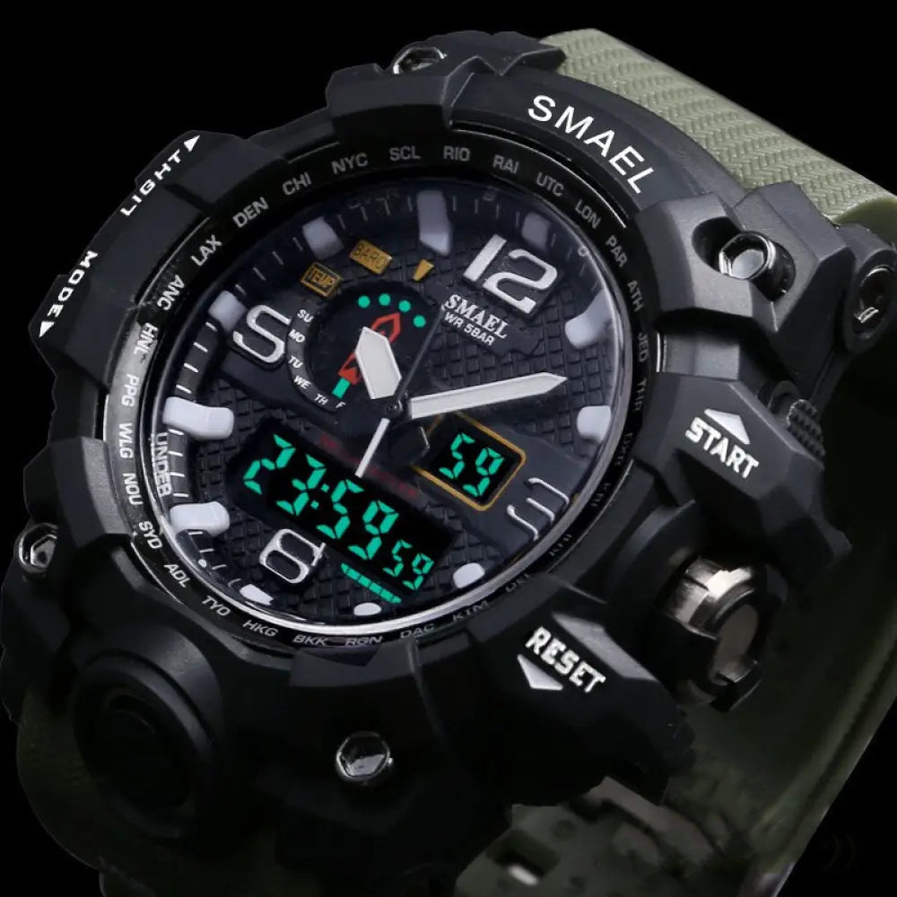 Relogio Militar Alpha Israel Verde - AlphaCode
