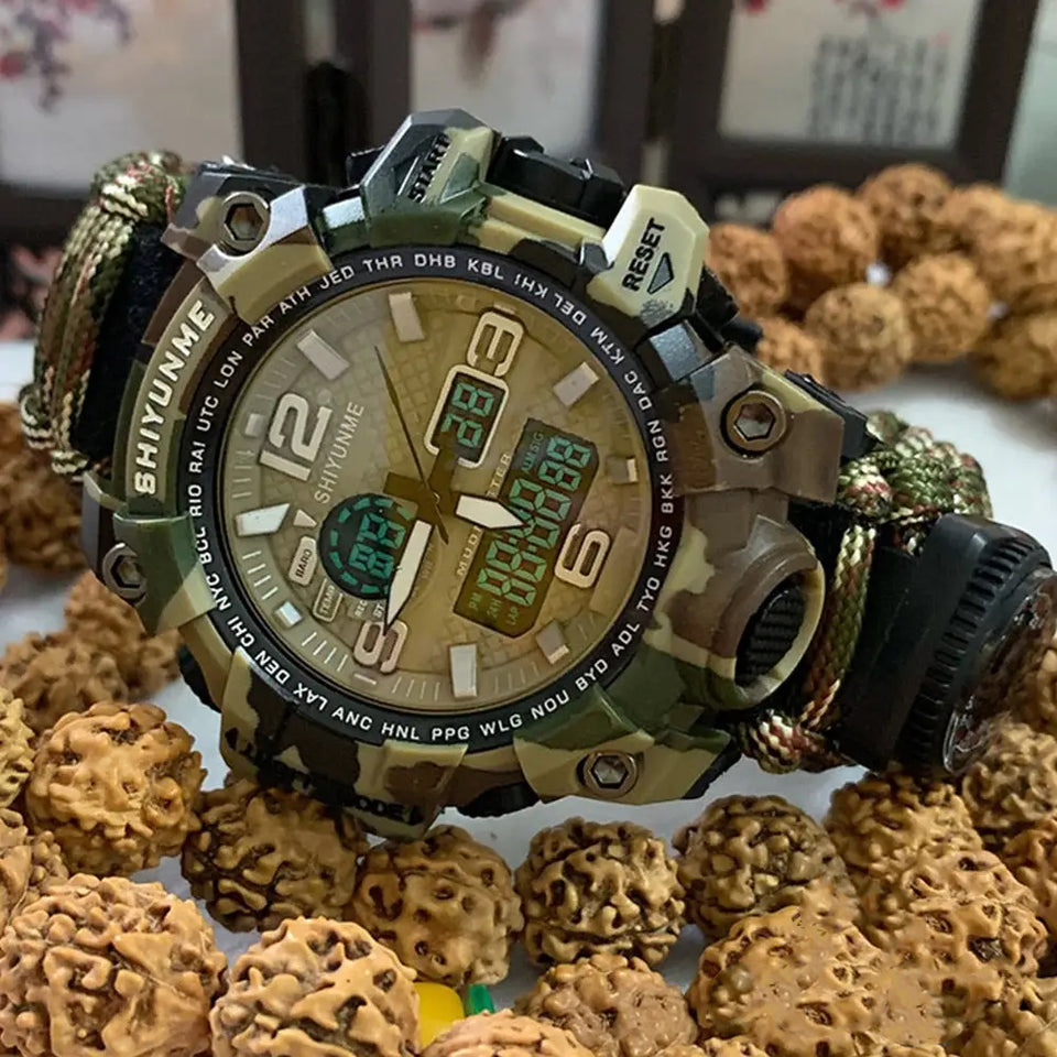 Relogio Tatico Adventure 2 0 Bege - AlphaCode