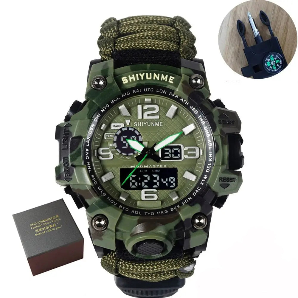 Relogio Tatico Adventure 2 0 Verde - AlphaCode