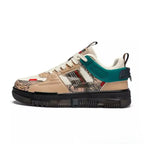 Sapatenis Alpha Off Camel Azul - AlphaCode