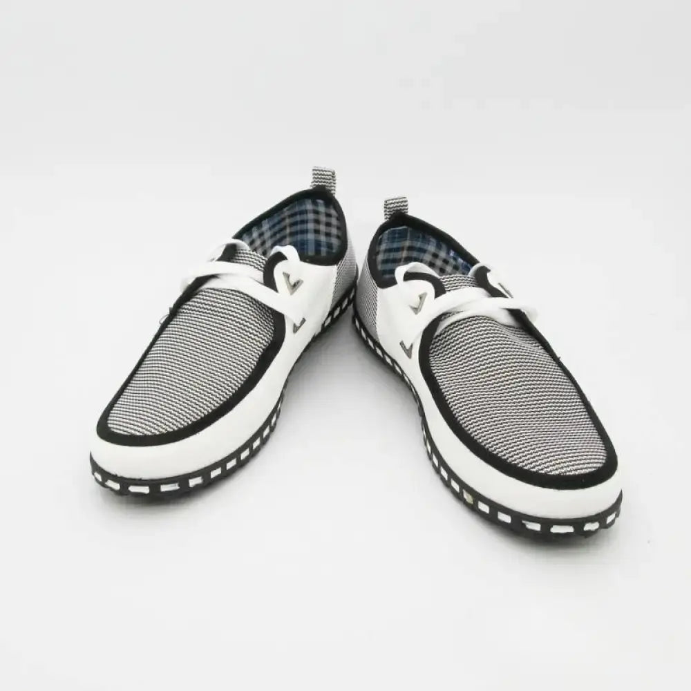 Sapato Alfa Creased Branco - AlphaCode