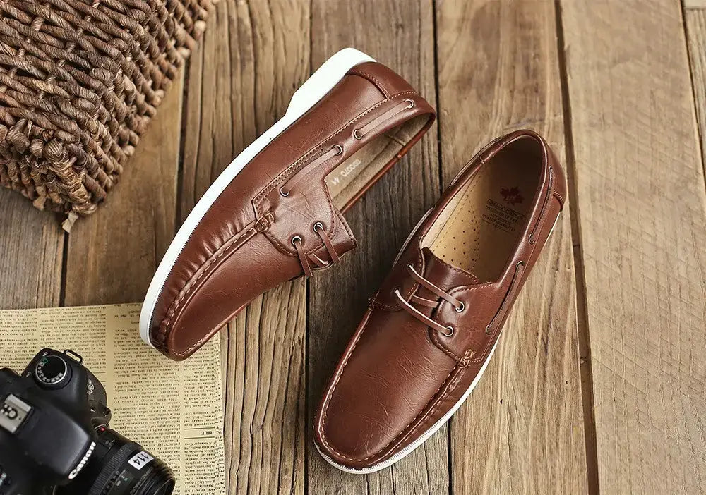Sapato Alfa Mocassim Dubai Marrom - AlphaCode