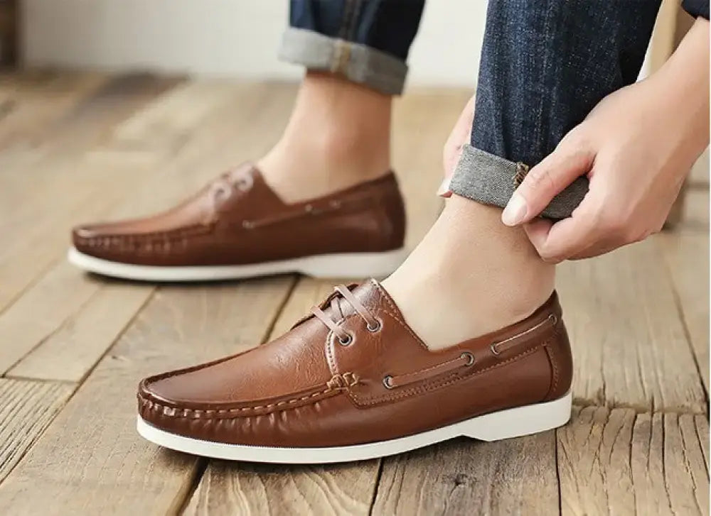 Sapato Alfa Mocassim Dubai Marrom - AlphaCode