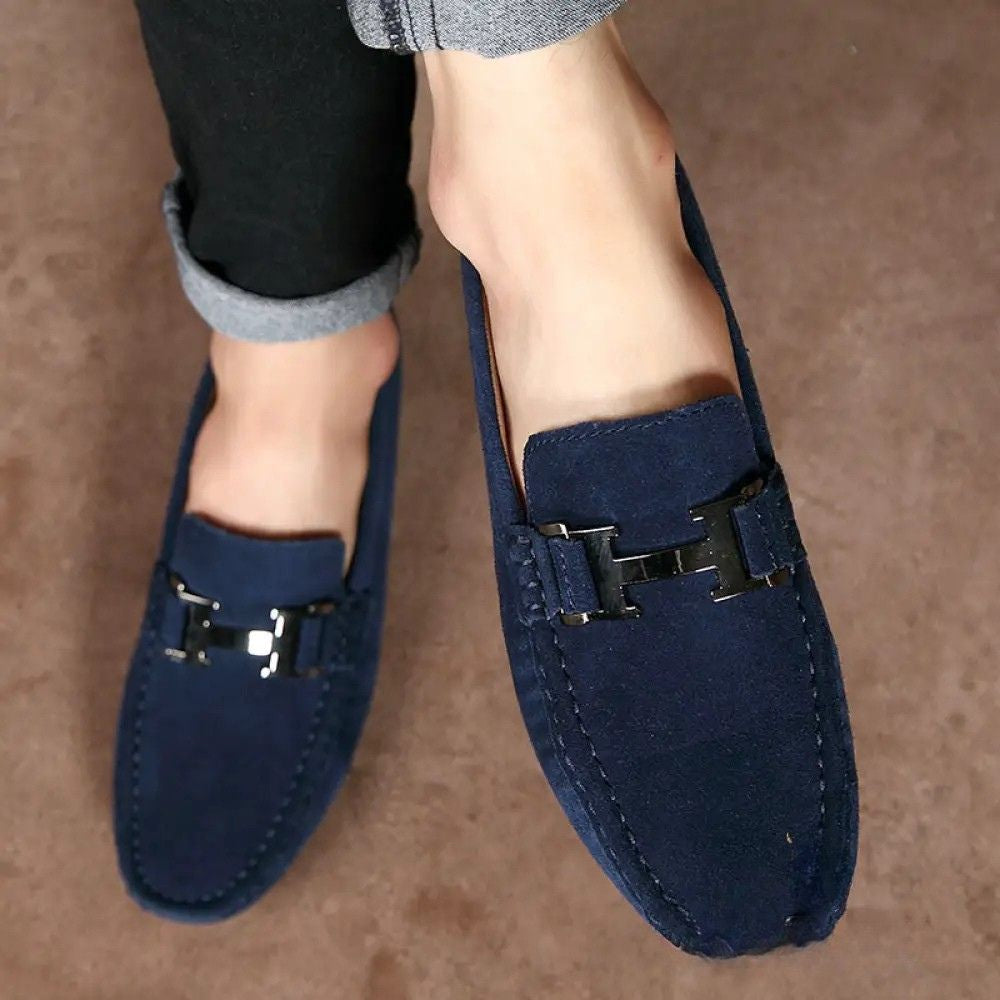 Sapato Alfa Mocassim Marselha Azul - AlphaCode