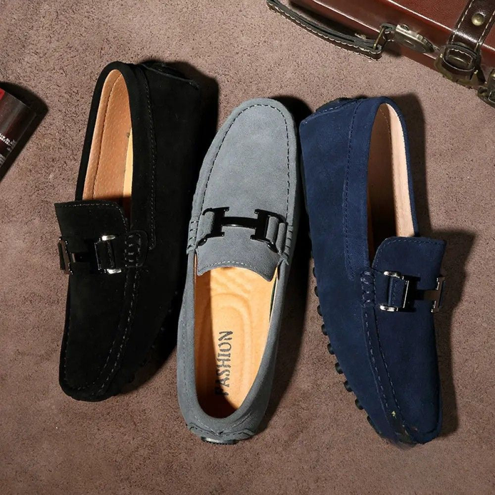 Sapato Alfa Mocassim Marselha Azul - AlphaCode