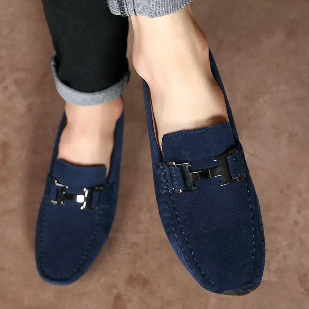 Sapato Alfa Mocassim Marselha Azul - AlphaCode